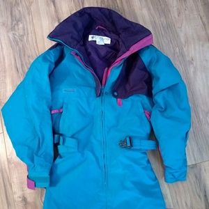 Columbia VTG Snowsuit Ski Suit 1 piece M